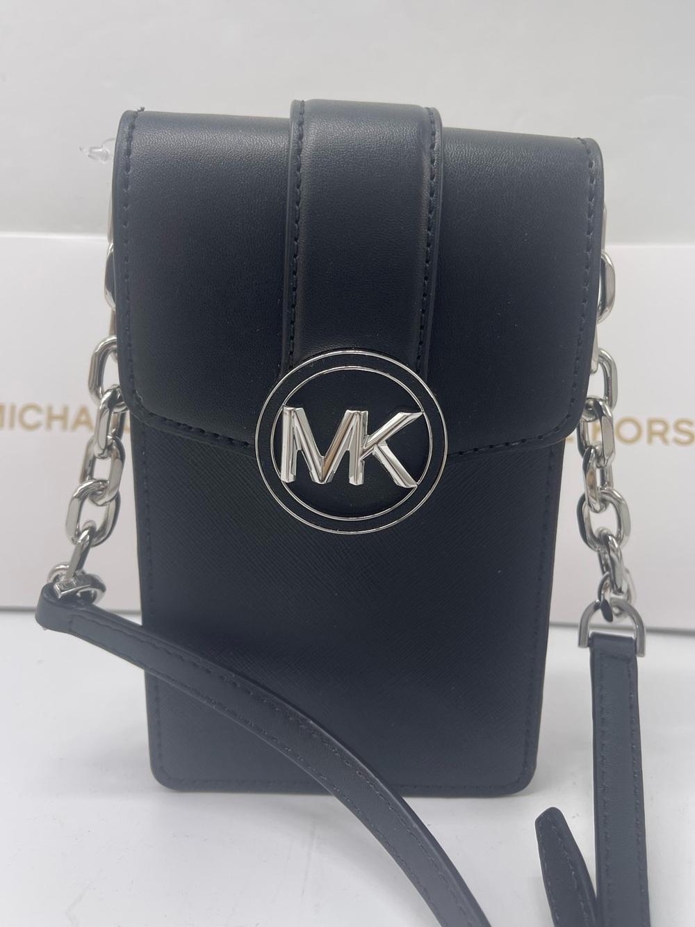 Michael Kors Carmen Small NS Logo Xbody Smartphone Crossbody Bag Black
NWT